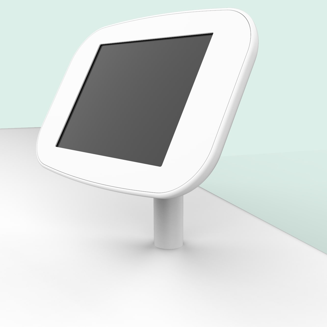 Tablet Halterung mit 206 mm Rohrlänge für erhöhte Sichtbarkeit am Point of Sale
