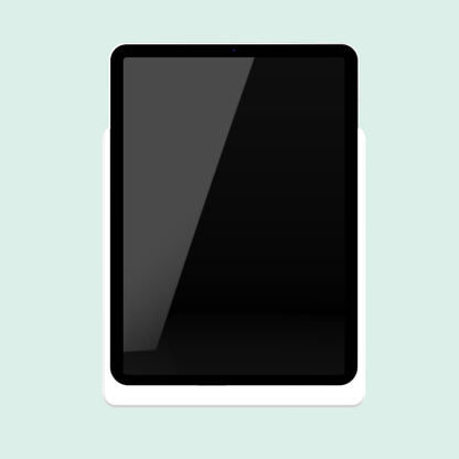 Minimalistische iPad Halterung an der Wand montiert, ideal für Zuhause oder Büro